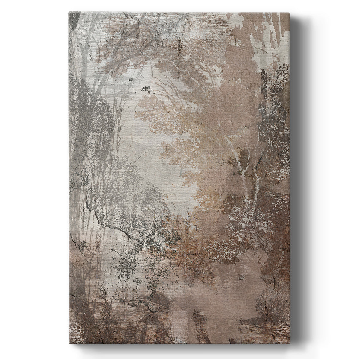 Fresco Collage III - Canvas Art Print