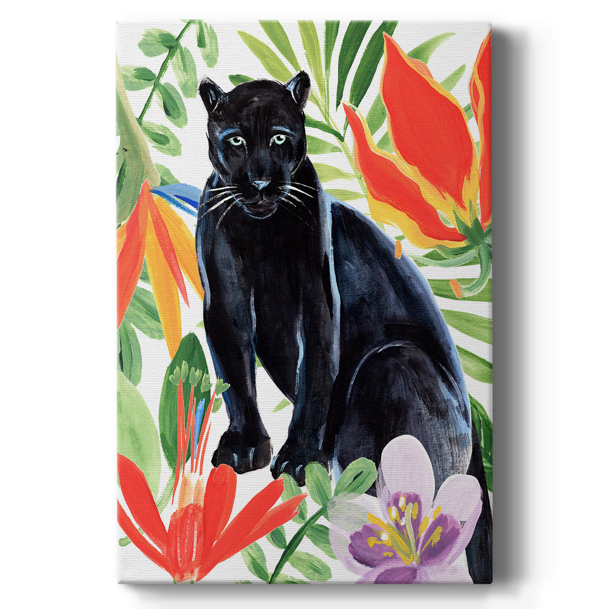 Panther's Paradise II Premium Gallery Wrapped Canvas - Ready to Hang