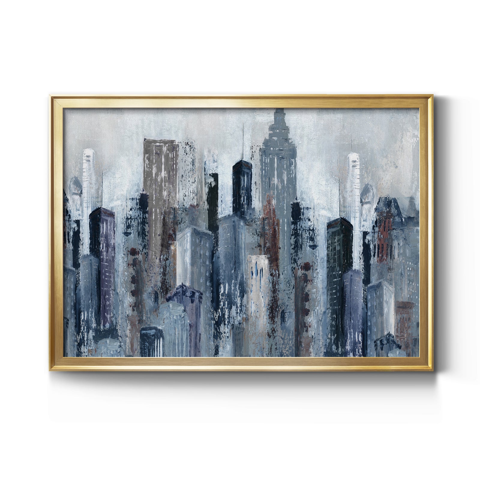 City Mood - Modern Framed Canvas Print