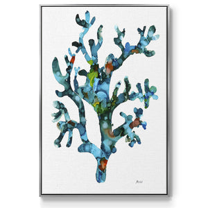 Sea Coral I - Framed Premium Gallery Wrapped Canvas L Frame - Ready to Hang