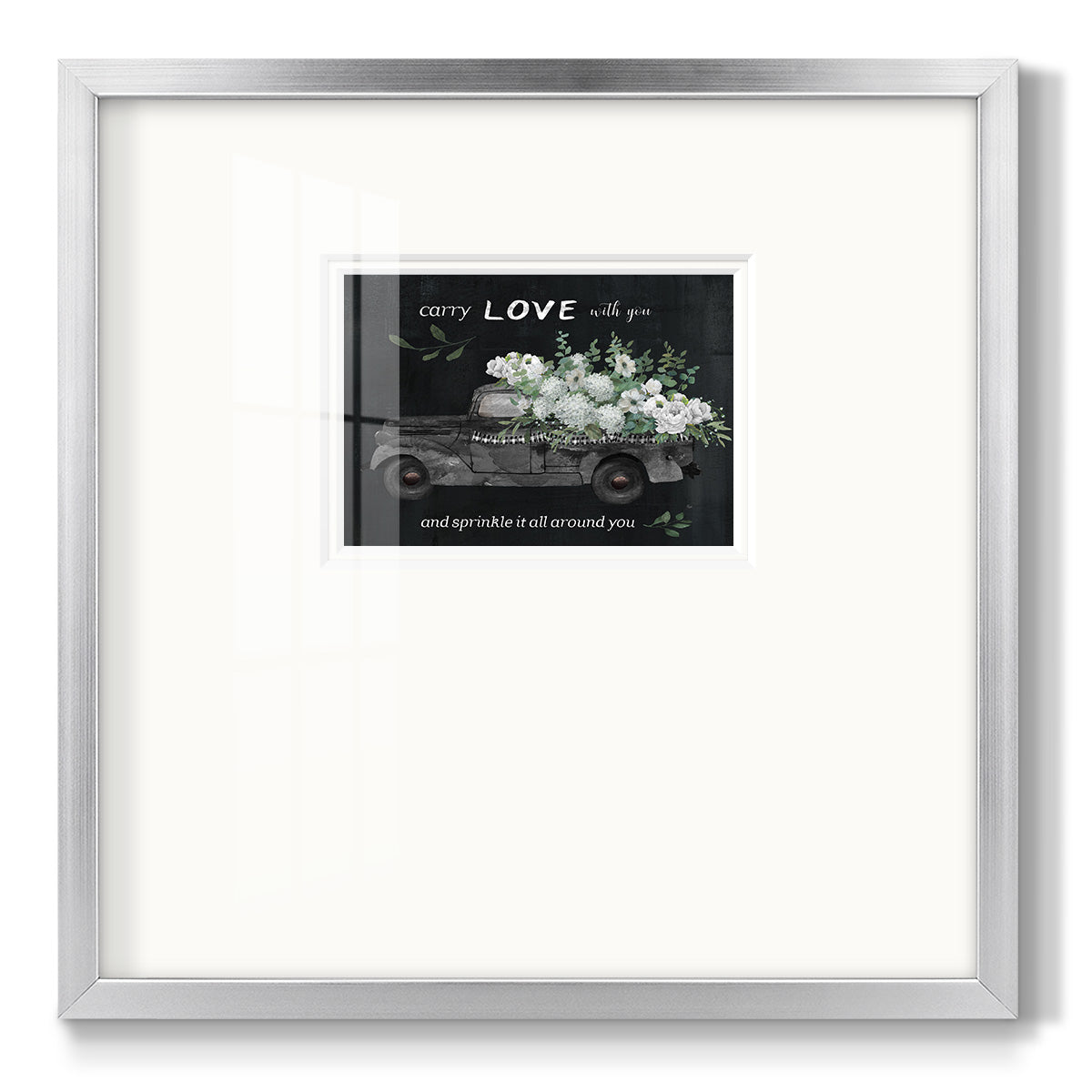 Carry Love Premium Framed Print Double Matboard