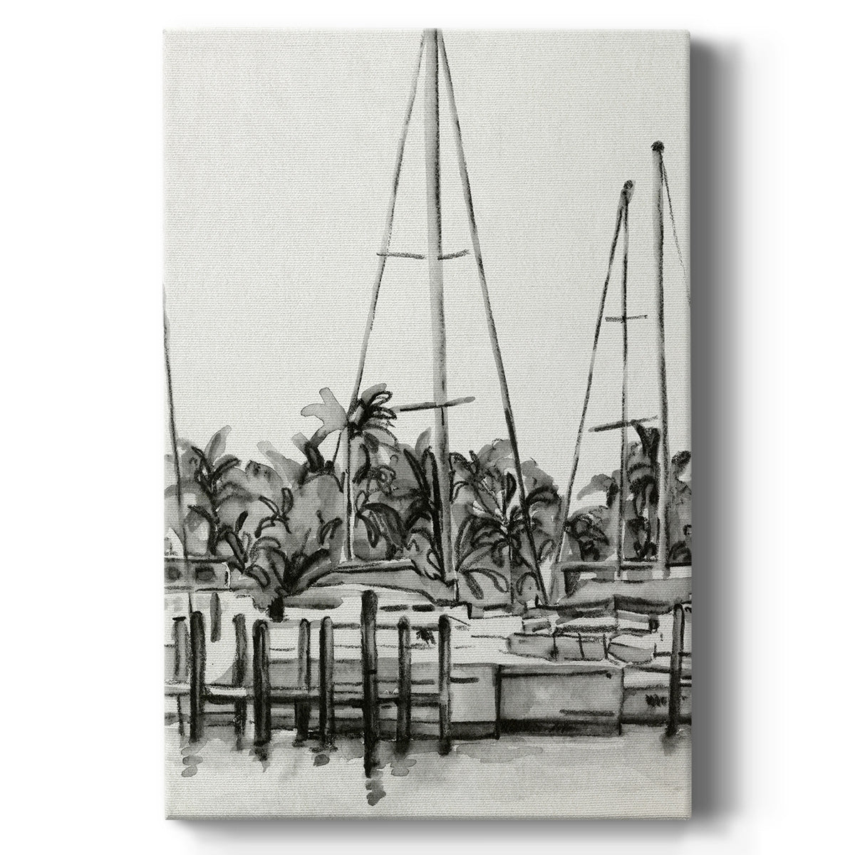 Neutral Tropics I - Canvas Art Print