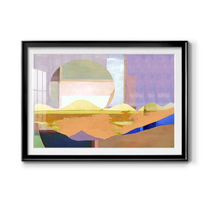 Pink Paint - Modern Framed Art Print