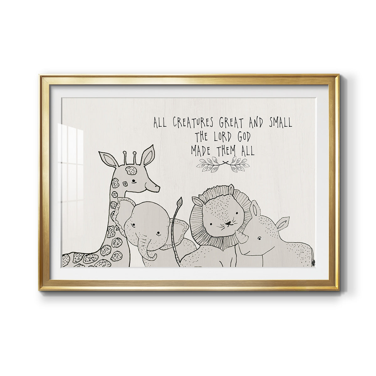 All Creatures - Modern Framed Art Print