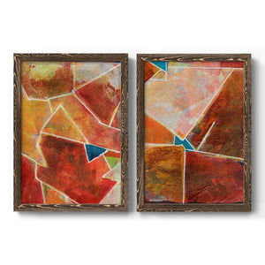 Primary Connection VII - Barnwood Framed Canvas Set