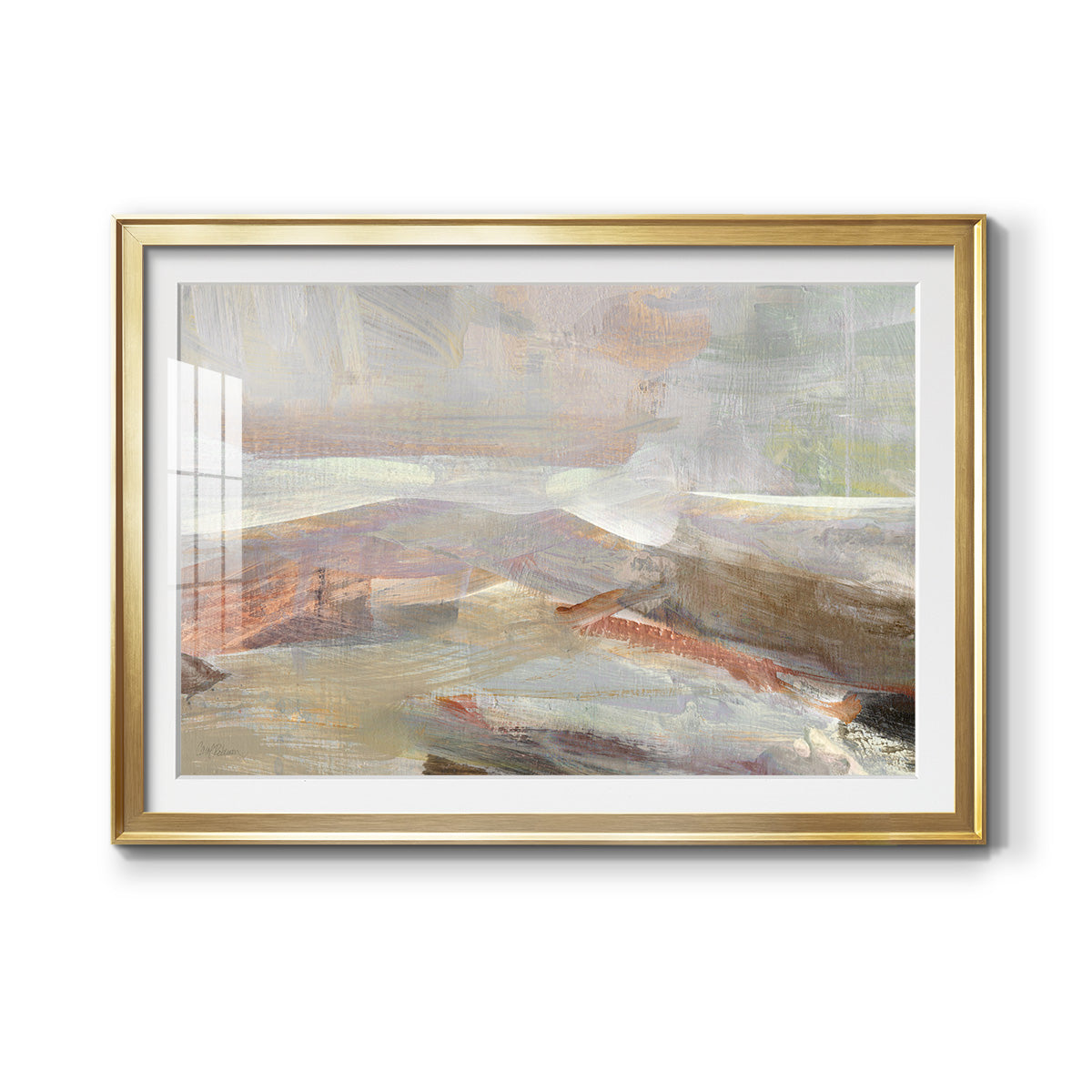 Distant Canyon Premium Framed Print - Ready to Hang