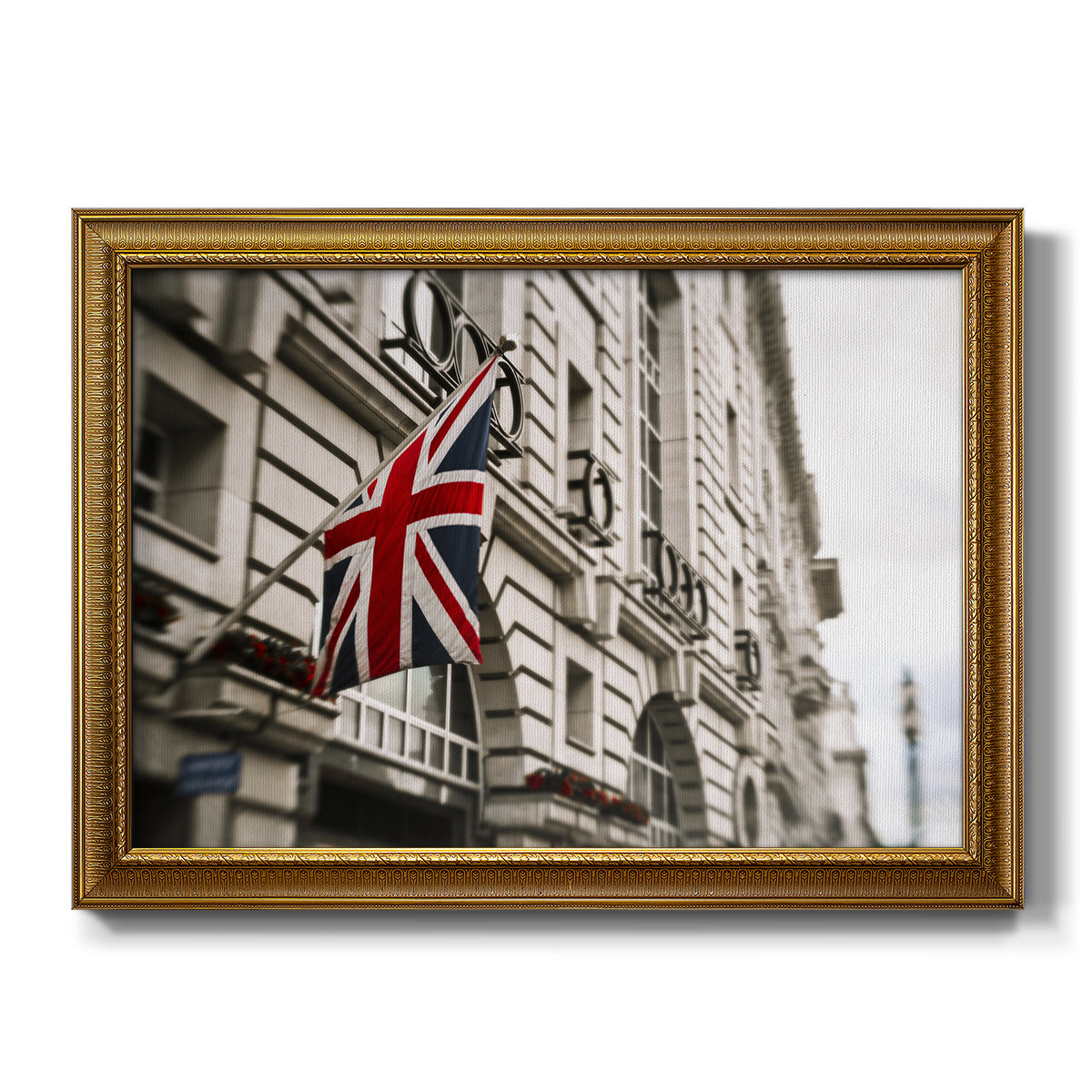 London Scene II - Ornate Framed Canvas Print