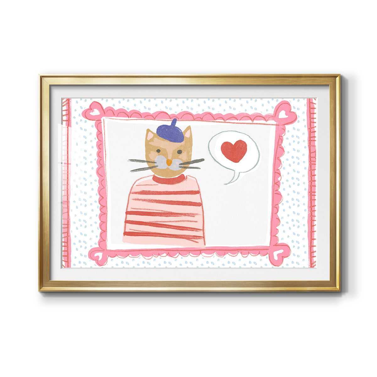 Cameo Characters Collection A - Modern Framed Art Print