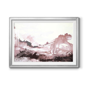 Pink Scenery - Modern Framed Art Print