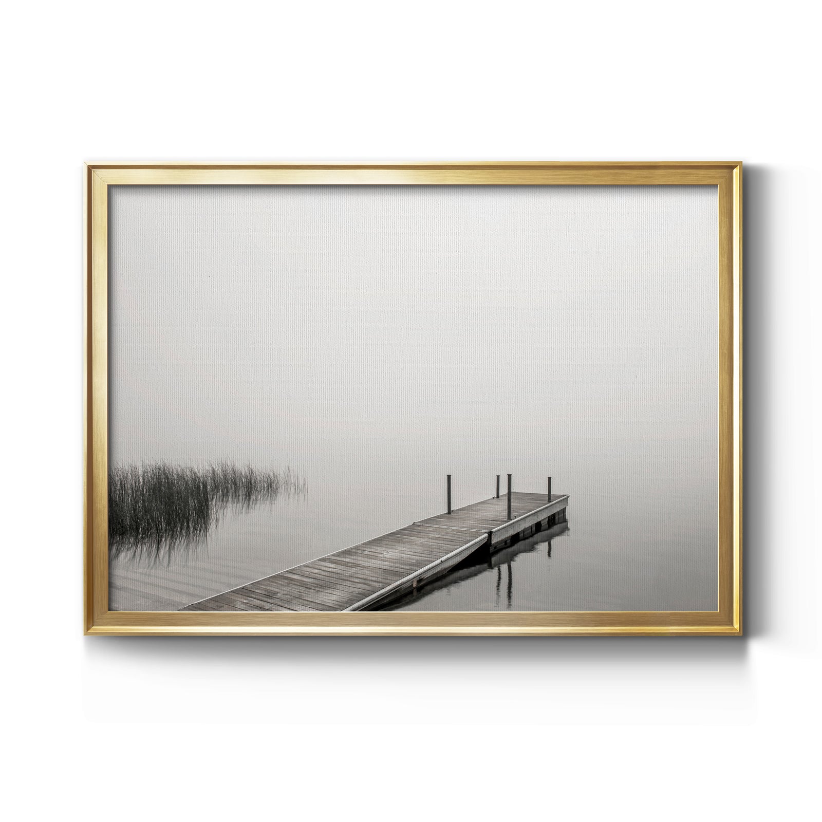 Morning Mist - Modern Framed Canvas Print