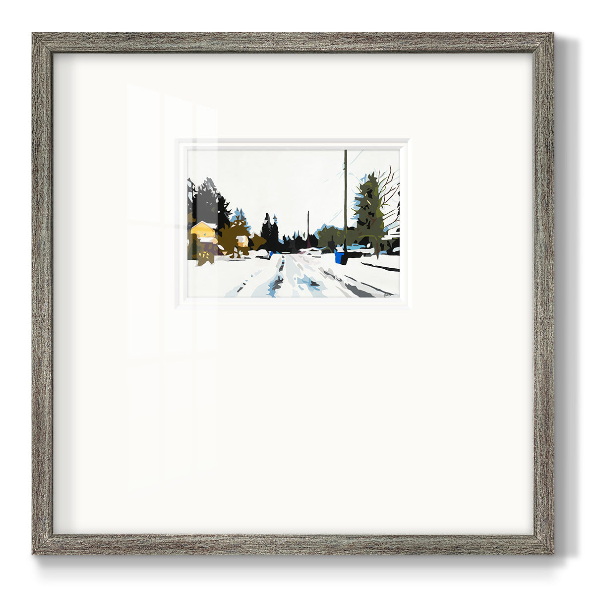 Winterhood Premium Framed Print Double Matboard