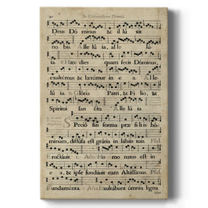 Vellum Songbook II Premium Gallery Wrapped Canvas - Ready to Hang