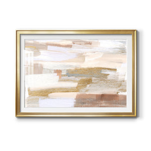 Gold Quartz II - Modern Framed Art Print