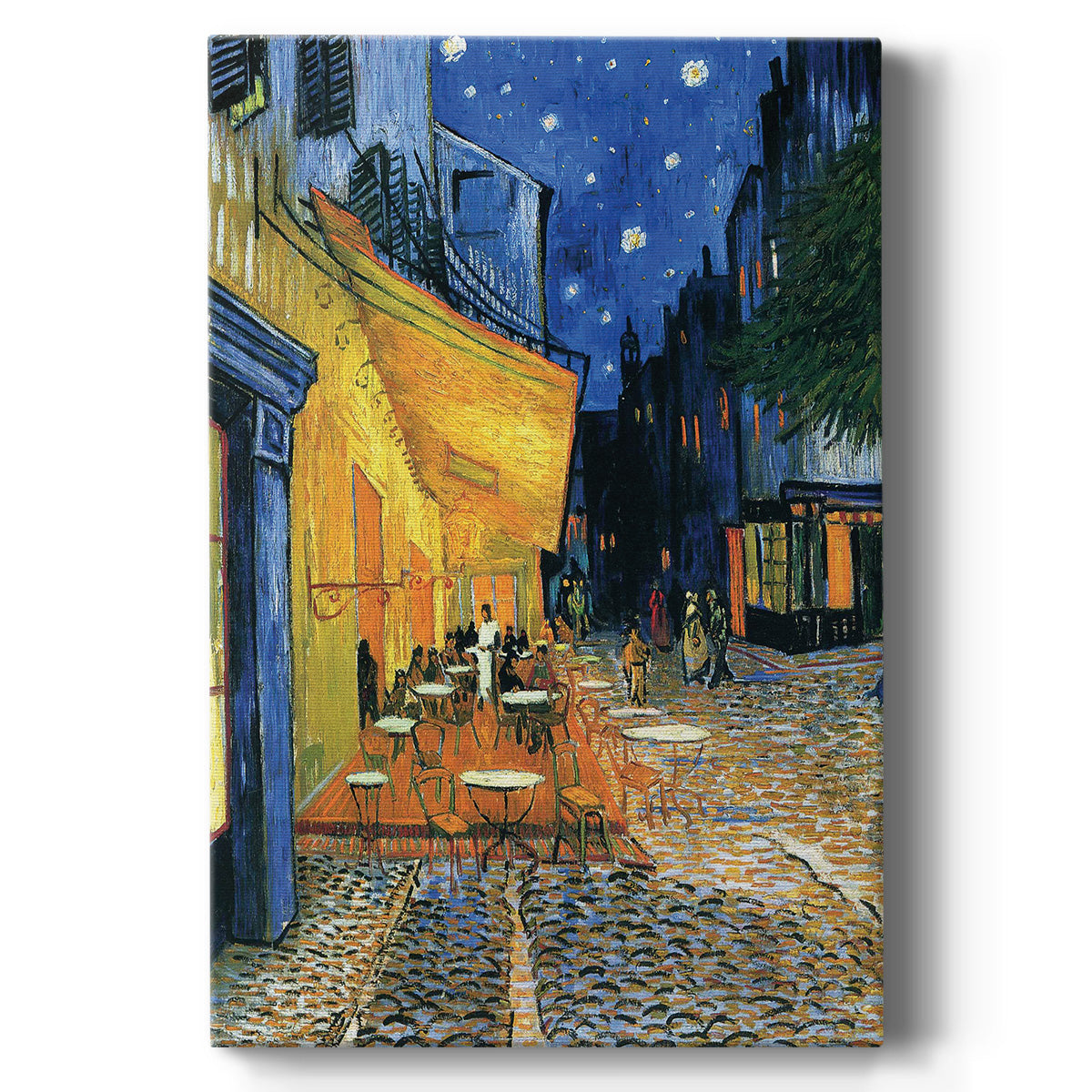 CafÃ© Terrace at Night - Canvas Art Print