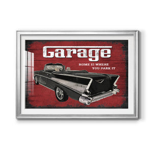 The Garage - Modern Framed Art Print