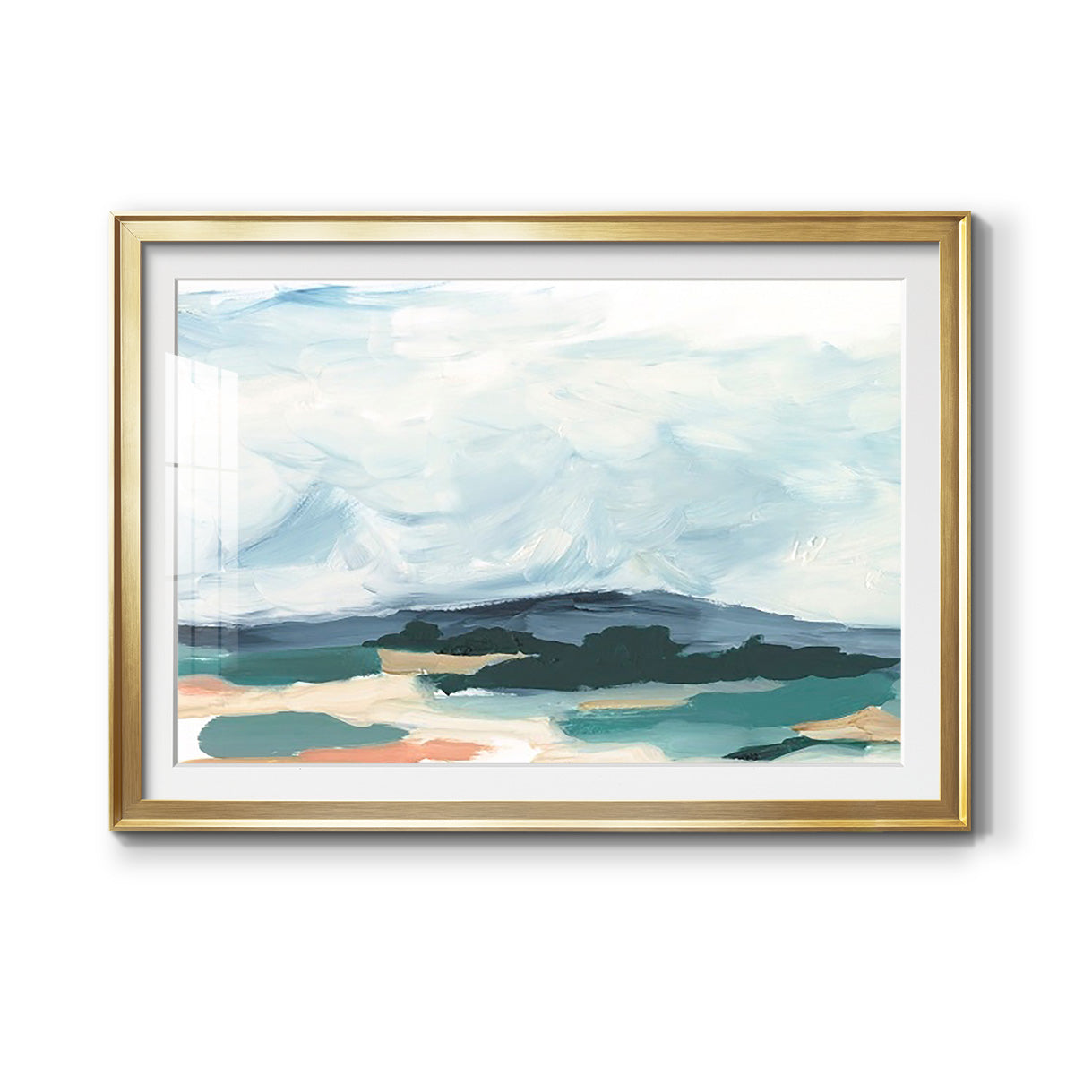 Pastel Vista I - Modern Framed Art Print