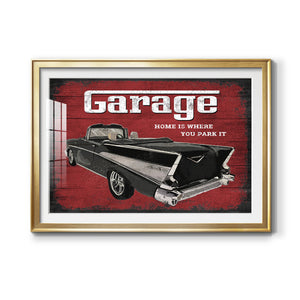 The Garage - Modern Framed Art Print