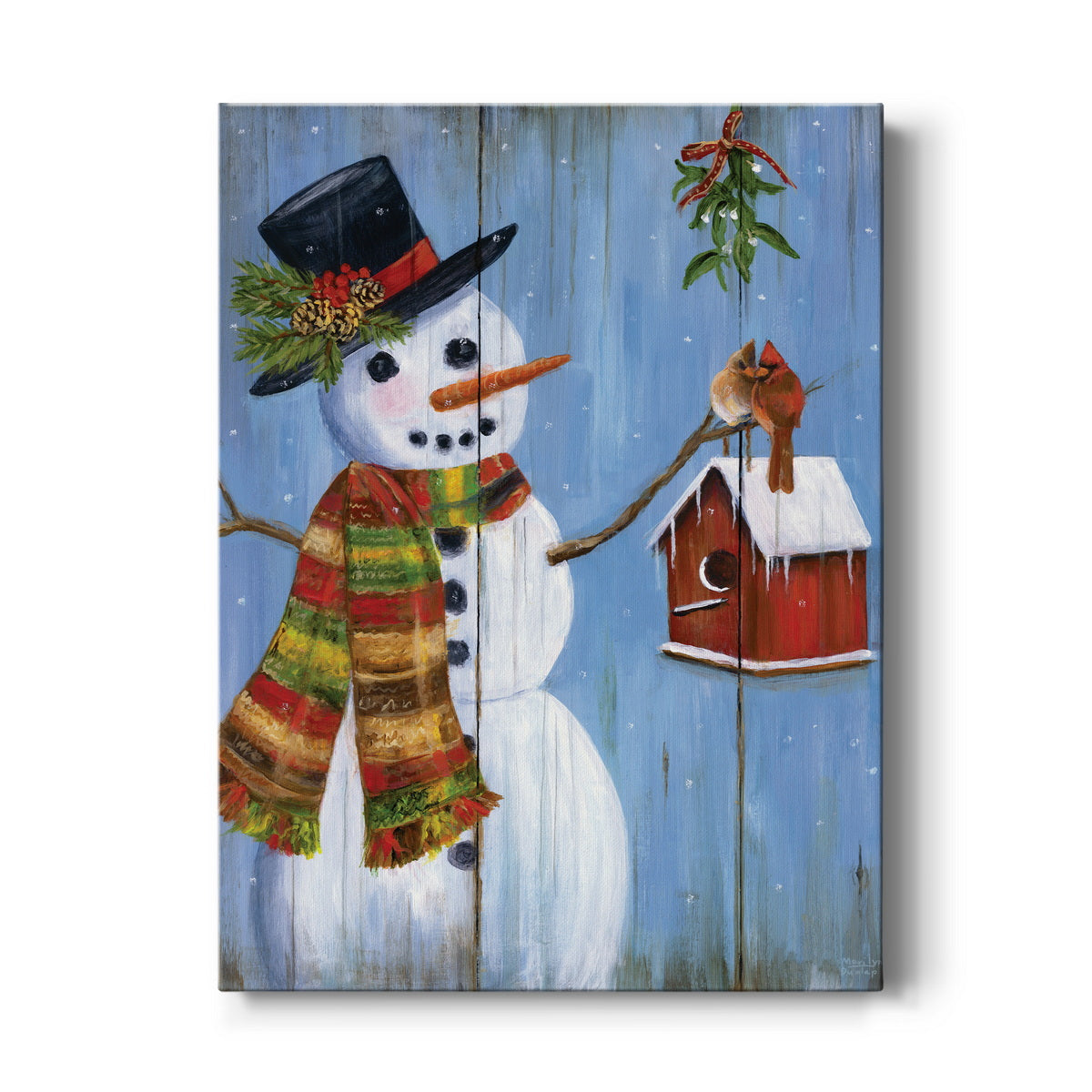 Winter Kisses Premium Gallery Wrapped Canvas - Ready to Hang