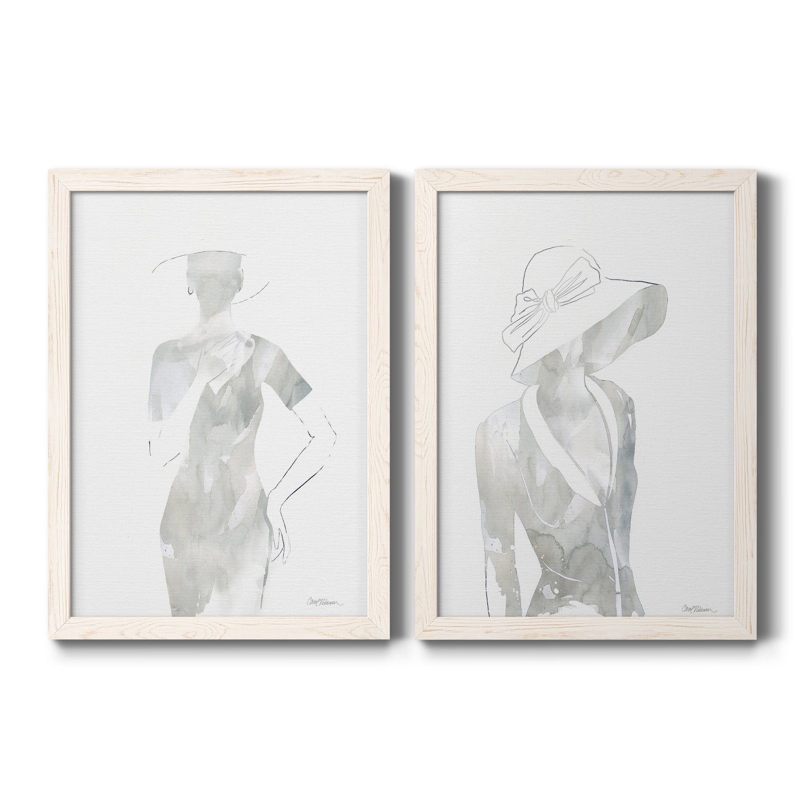 Fashion Cover I- Premium Framed Canvas in Barnwood - Ready to Hang