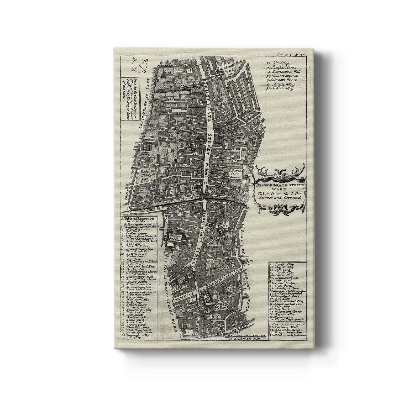 Quays of London V - Canvas Art Print