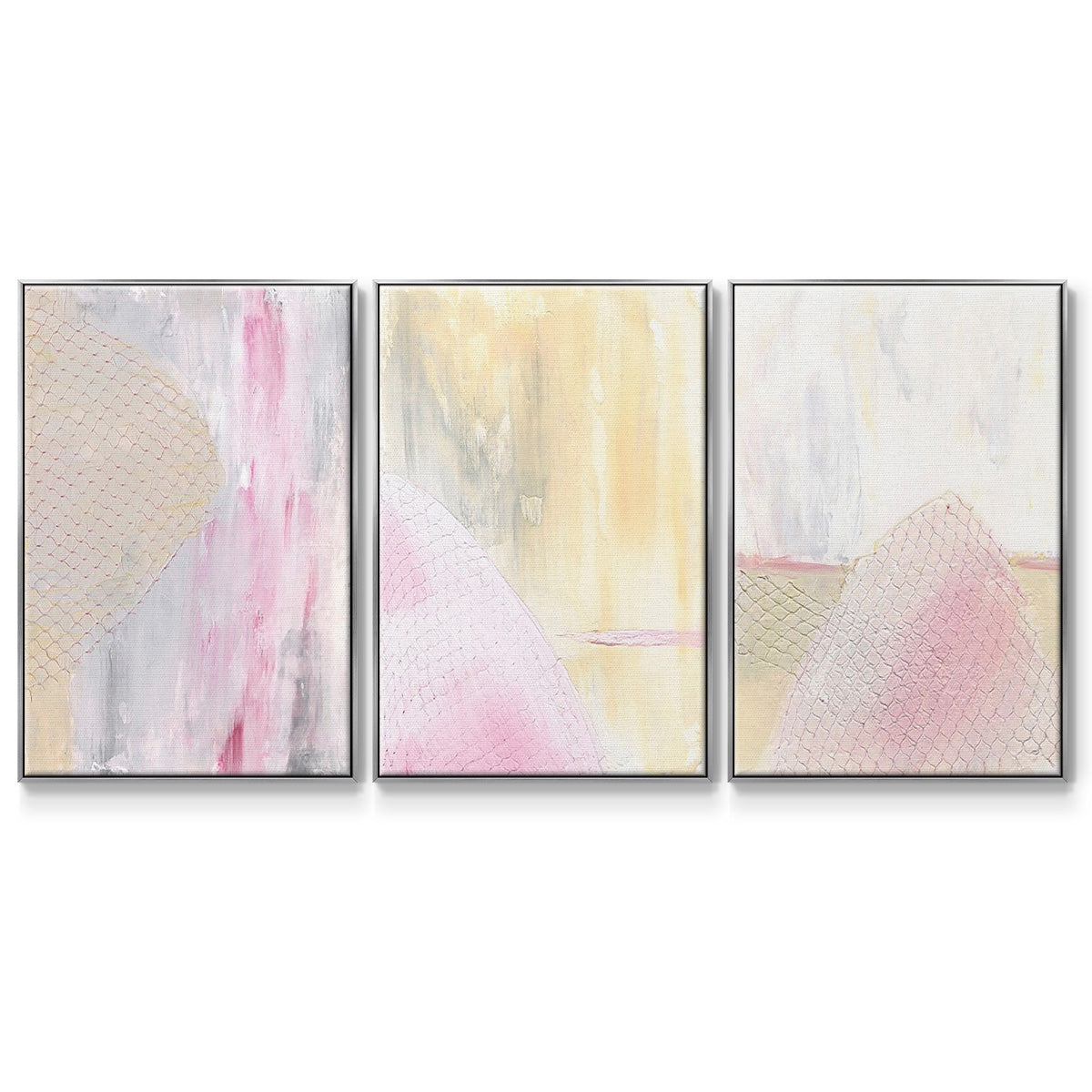 Get Sweet I - Framed Premium Gallery Wrapped Canvas L Frame 3 Piece Set - Ready to Hang