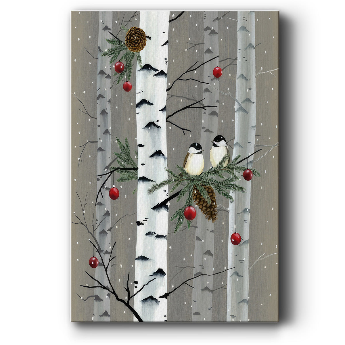 Birch Birds I - Canvas Art Print