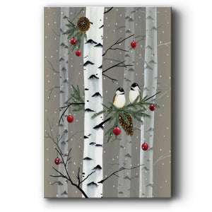 Birch Birds I - Gallery Wrapped Canvas