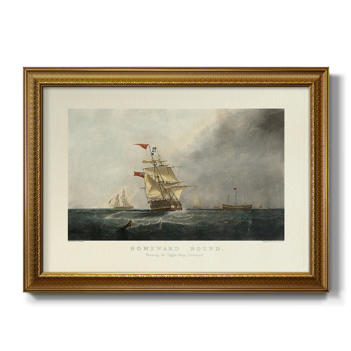Homeward Bound - Ornate Framed Canvas Print