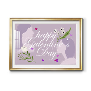 Happy Galentine's Day Collection A - Modern Framed Art Print