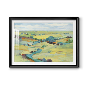 Idyll Sweep - Modern Framed Art Print