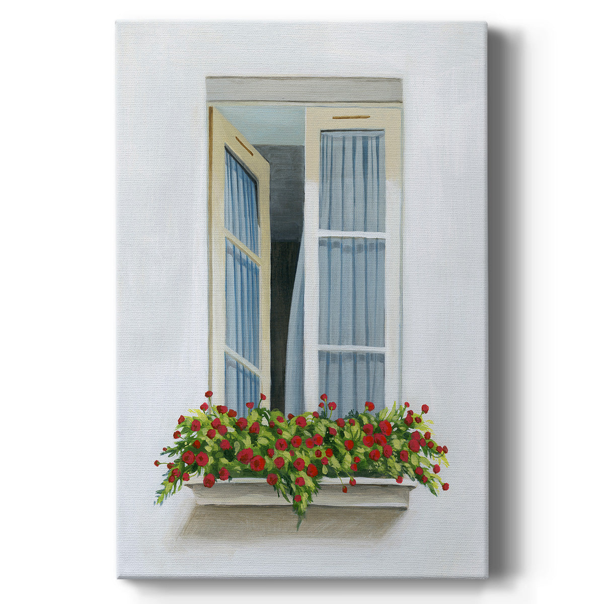 Through the Drapes II - Canvas Art Print