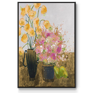 Not So Still Life - Framed Premium Gallery Wrapped Canvas L Frame - Ready to Hang