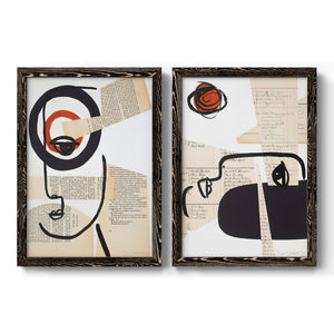 Faces of A Century I - Barnwood Framed Canvas Set