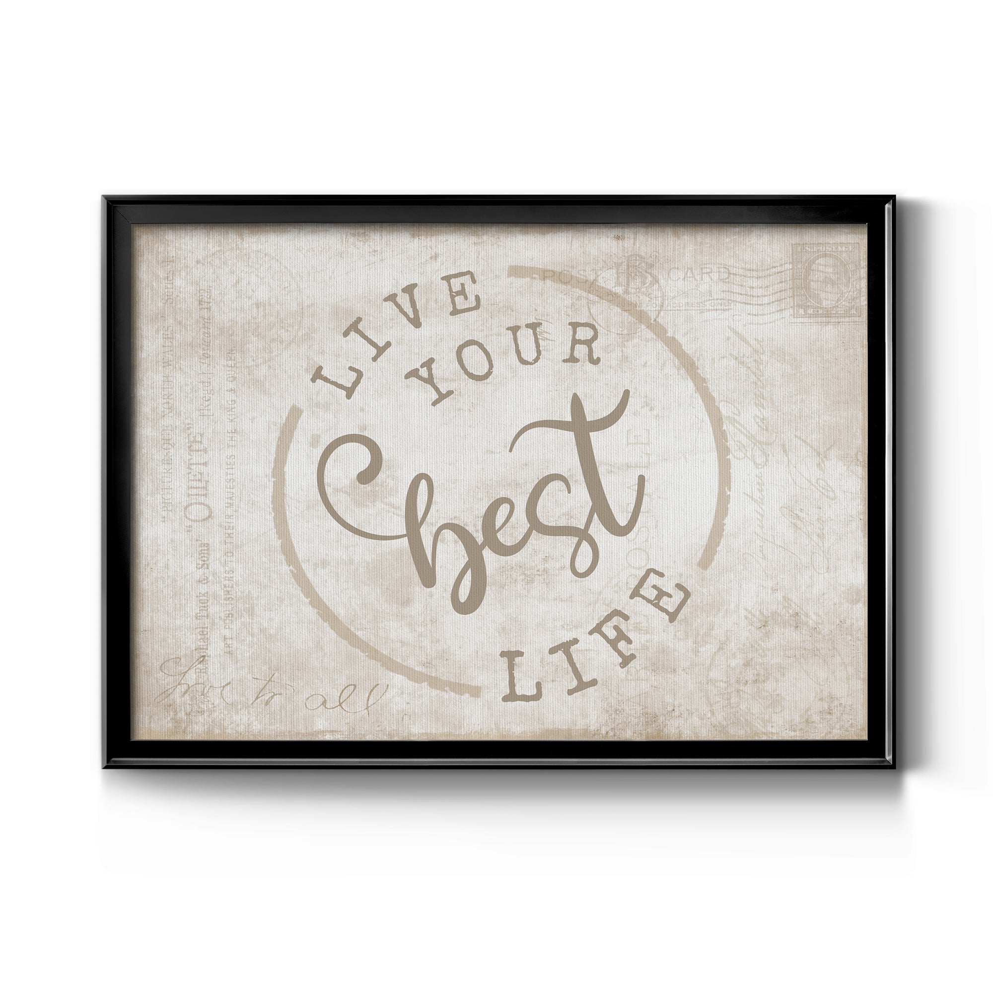 Best Life Premium Classic Framed Canvas - Ready to Hang