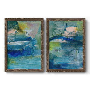 Spring Winds VII - Barnwood Framed Canvas Set