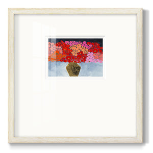 Red Poppies II Premium Framed Print Double Matboard