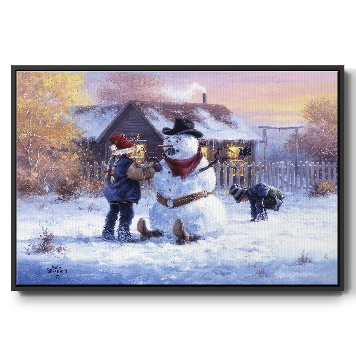 Gonna Be in Trouble - Floater Framed Canvas Print