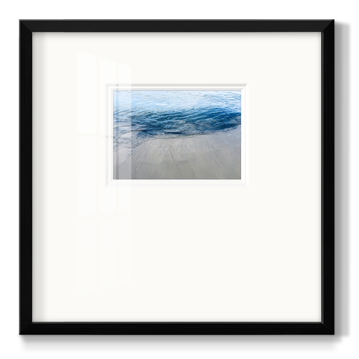 Aegean Blue Water Premium Framed Print Double Matboard