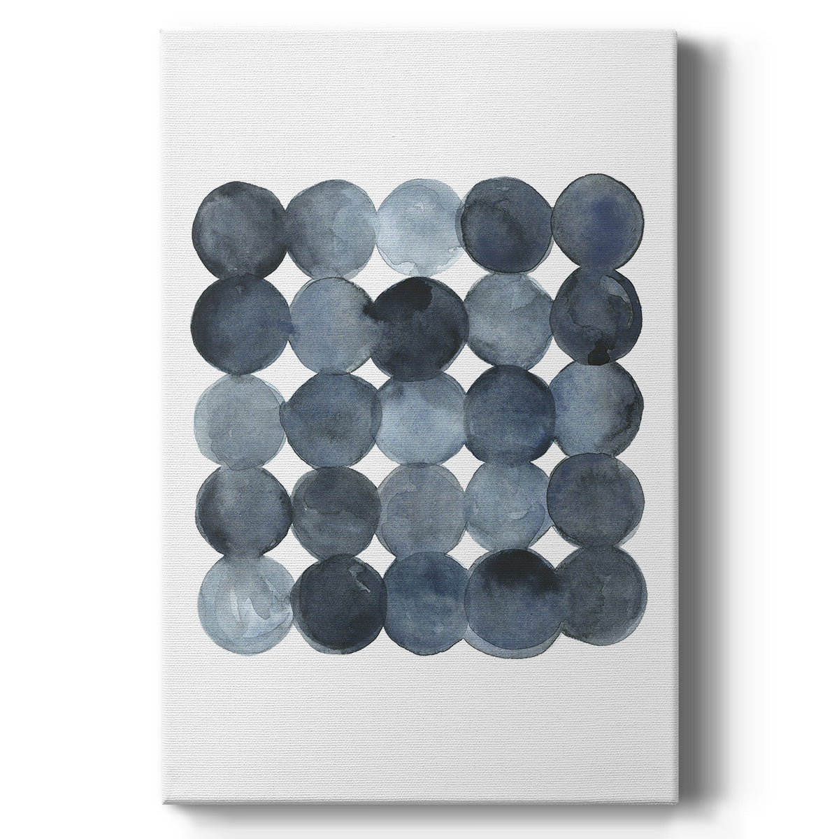 Blue Grey Density I - Canvas Art Print