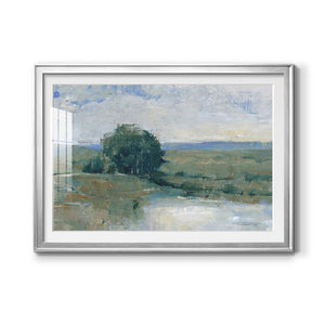 Riverbank Impression I - Modern Framed Art Print