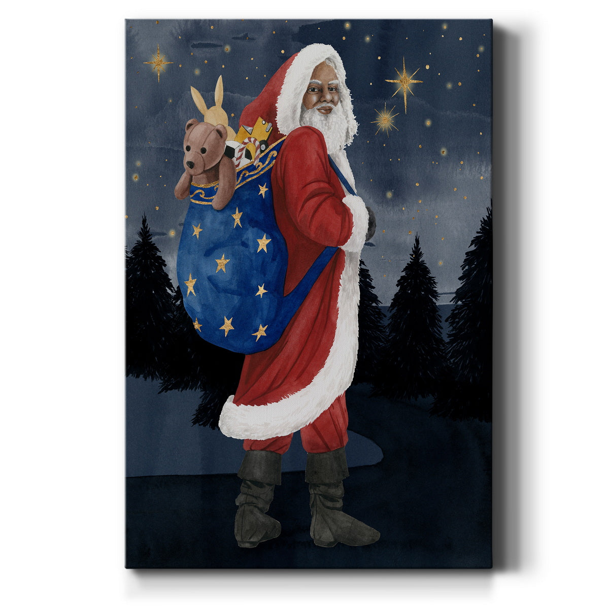 Celestial Christmas II Premium Gallery Wrapped Canvas - Ready to Hang