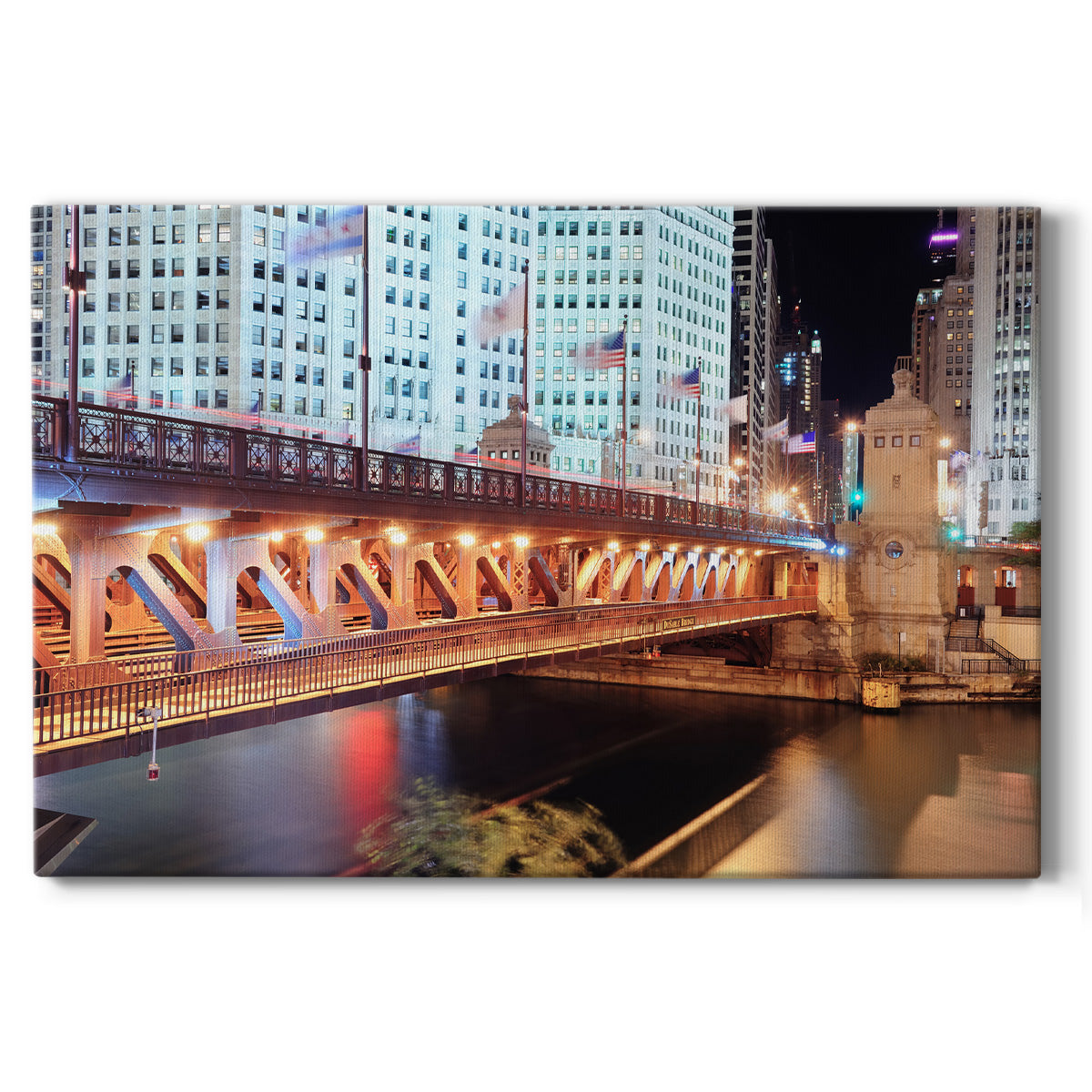 Chicago River VI - Canvas Art Print