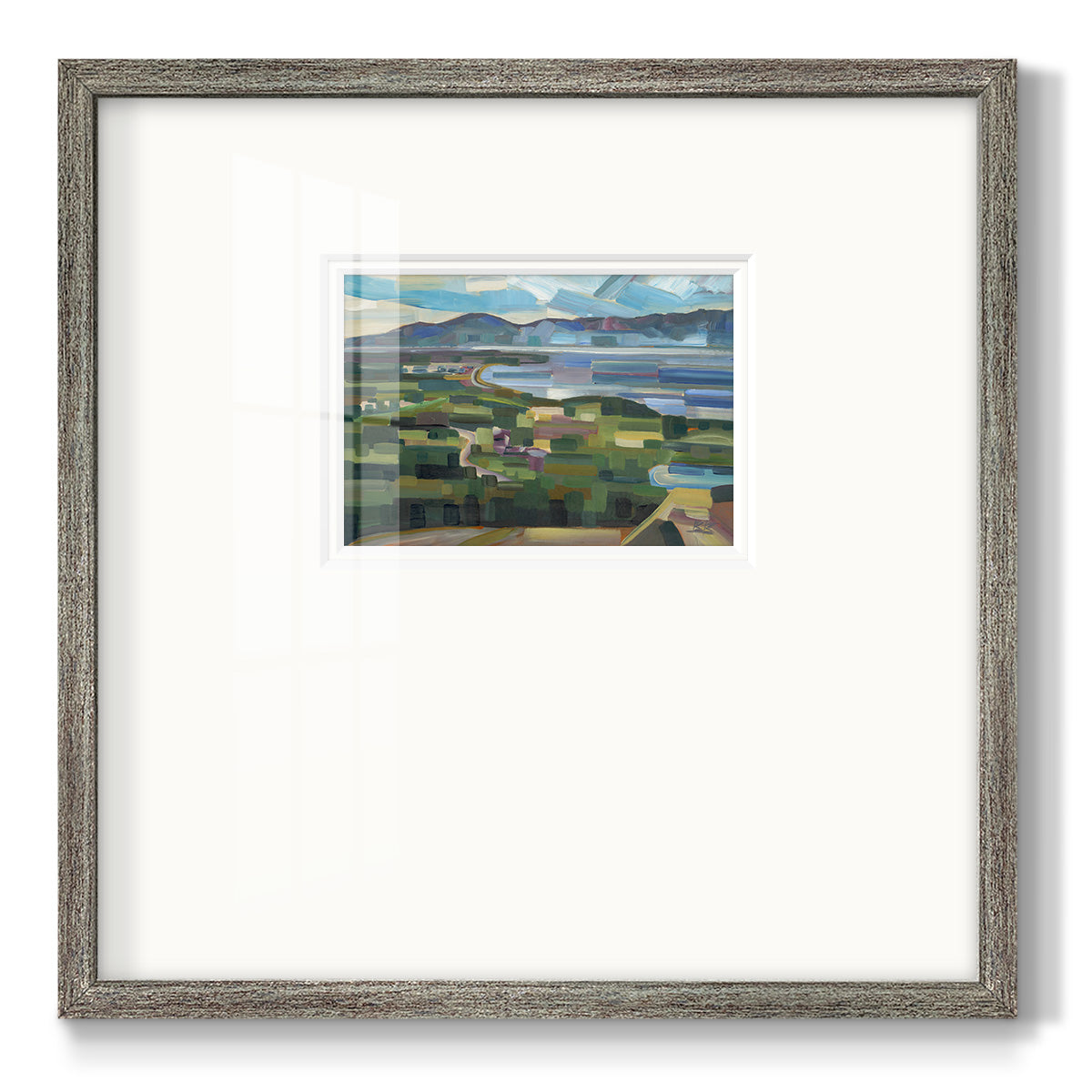 View From Goose Park Premium Framed Print Double Matboard