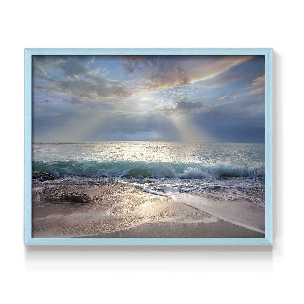 42429,sunrise,ocean,beach,waves,sand,shore,sunlight,clouds,water,reflections,nature,dawn,tranquility,peaceful,scenery,coastal,horizon,marine,rocks,sea,morning,beauty,environment,outdoor,landscape,seascape,surf,tides,tropical,serenity,vacation,relaxation,escape,vacation destination,idyllic,calm,blue sky,coastal view,sunlight rays,atmospheric,Re-stickable,Landscape & Nature