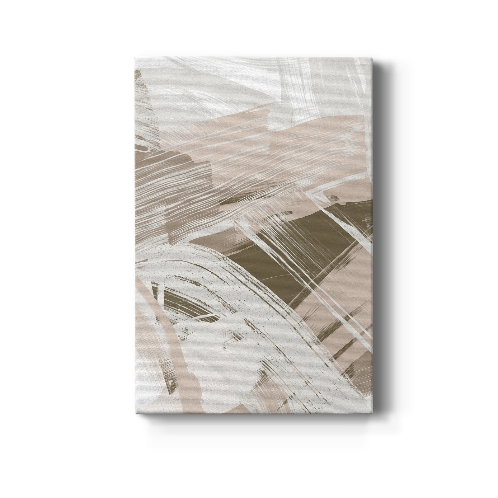 Earthtone Swipe I - Canvas Art Print