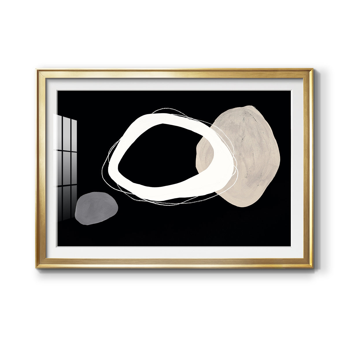 Simply Stated I - Modern Framed Art Print
