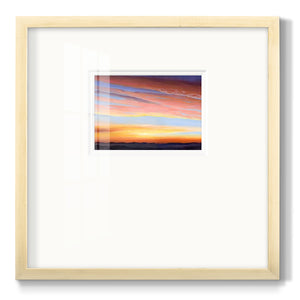 Ignited Dusk III Premium Framed Print Double Matboard