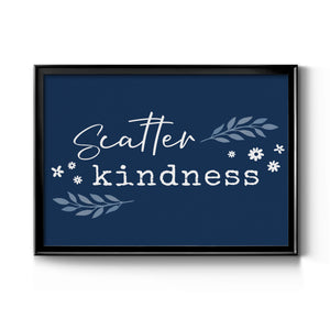 Kindness - Modern Framed Canvas Print