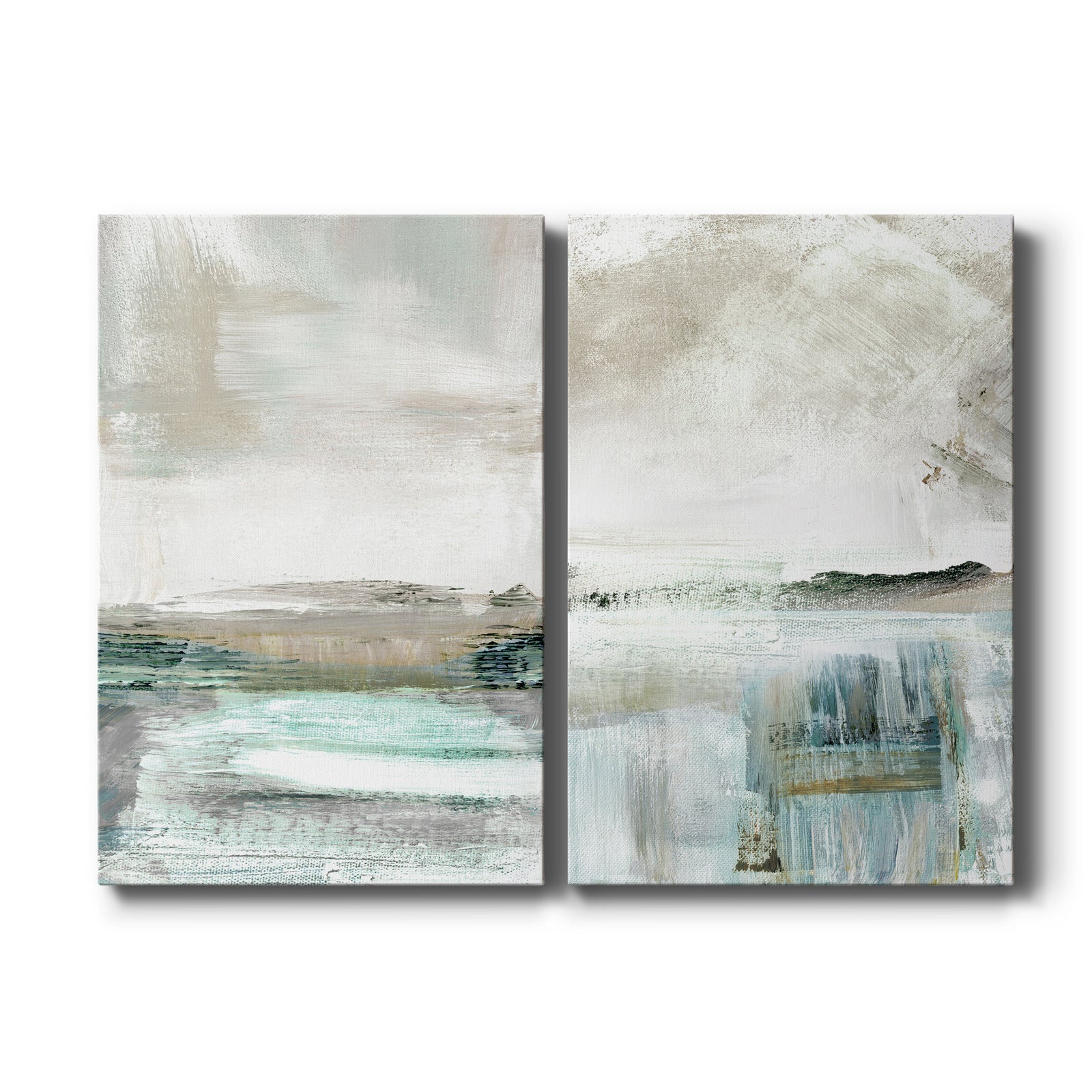 Summer Teal I - Canvas Art Set