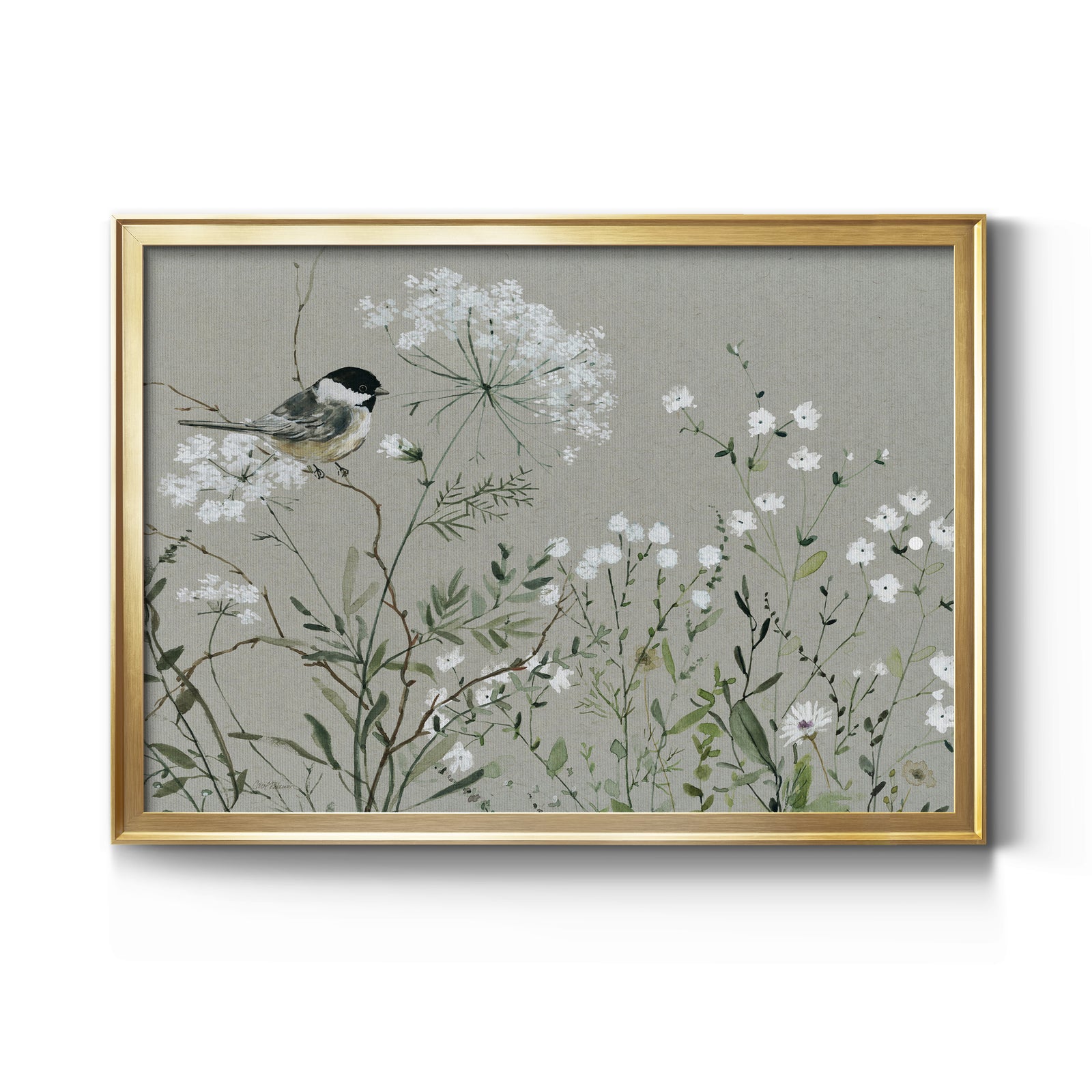 Bouquet of Grace Meadow I - Modern Framed Canvas Print